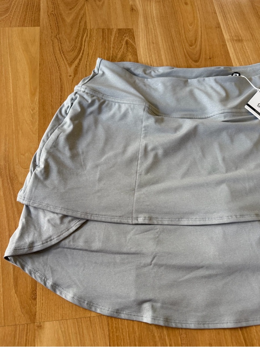 FootJoy NWT women’s layered skirt / skort heather gray size XL super soft
